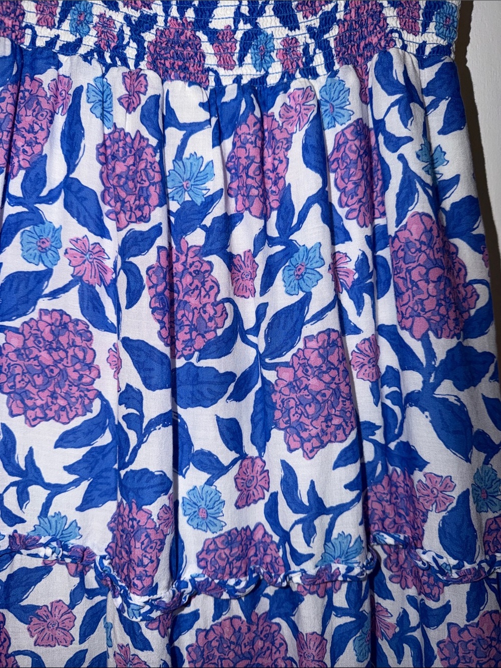 Vineyard Vines Purple & Blue Floral Maxi Dress - Picture 2 of 3